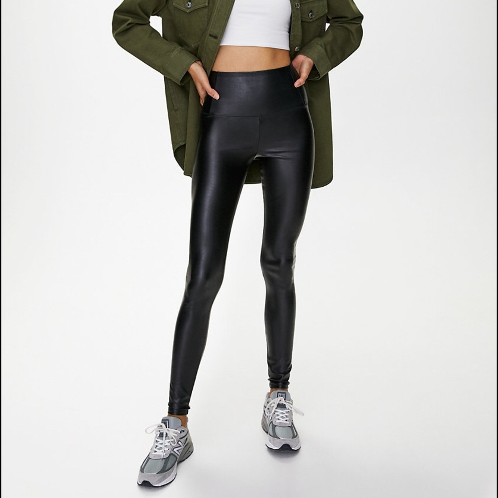 Wilfred Free Vegan Leather Leggings